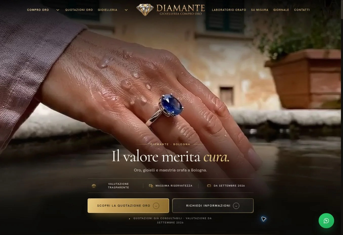 Diamante brand and website project by DOGO