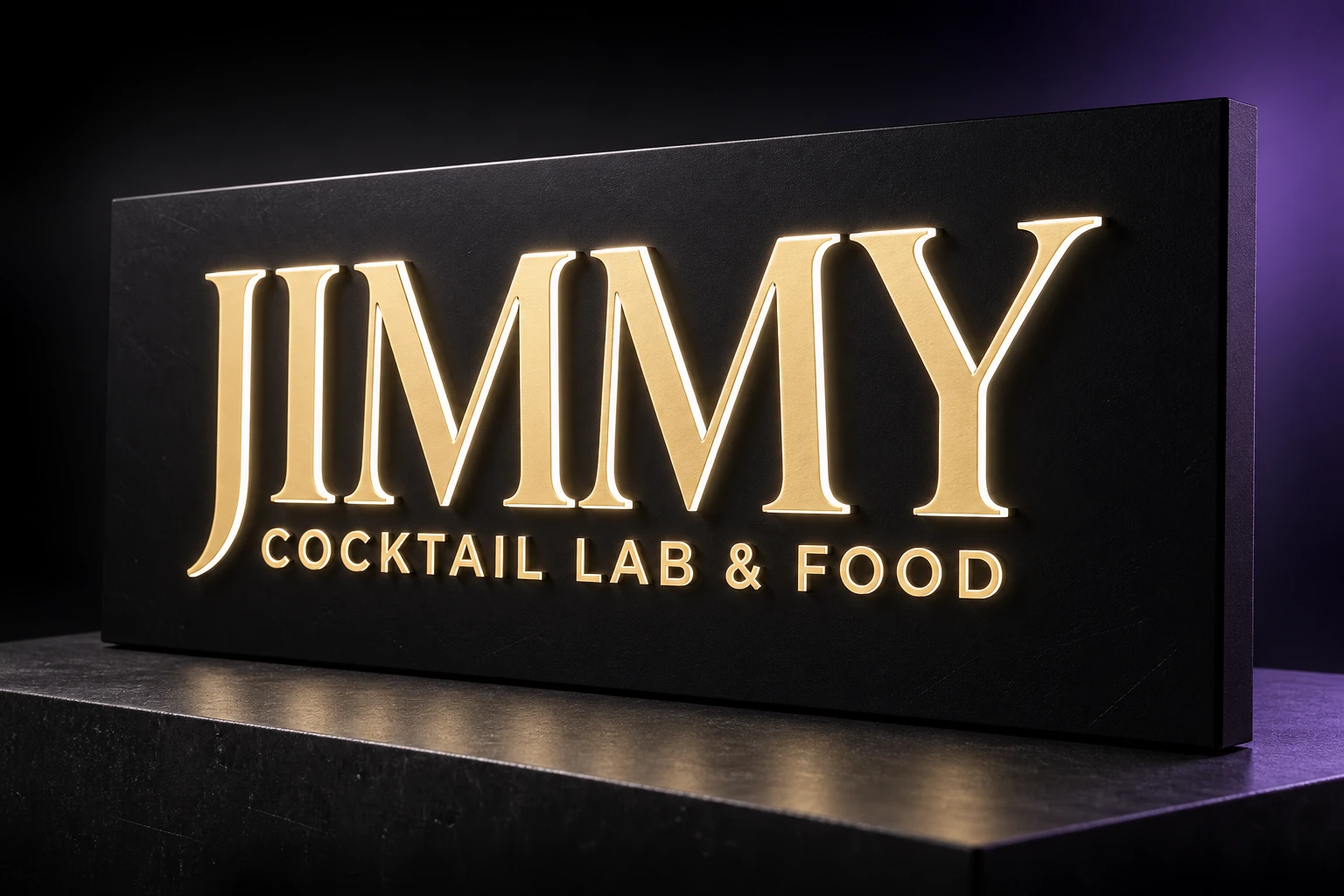 Jimmy / Identità applicata / mockup insegna