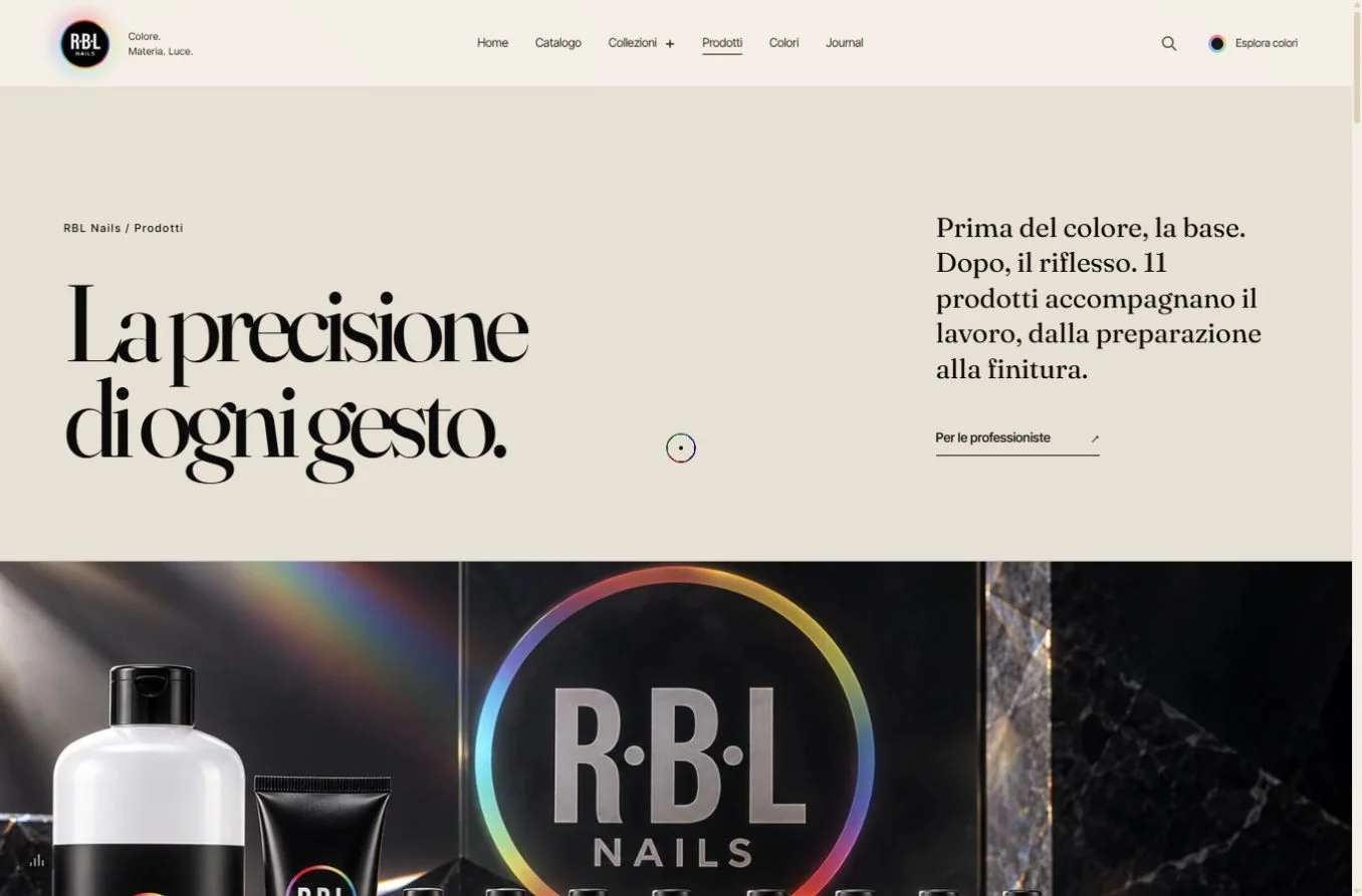 Catalogo digitale delle famiglie di prodotto RBL.