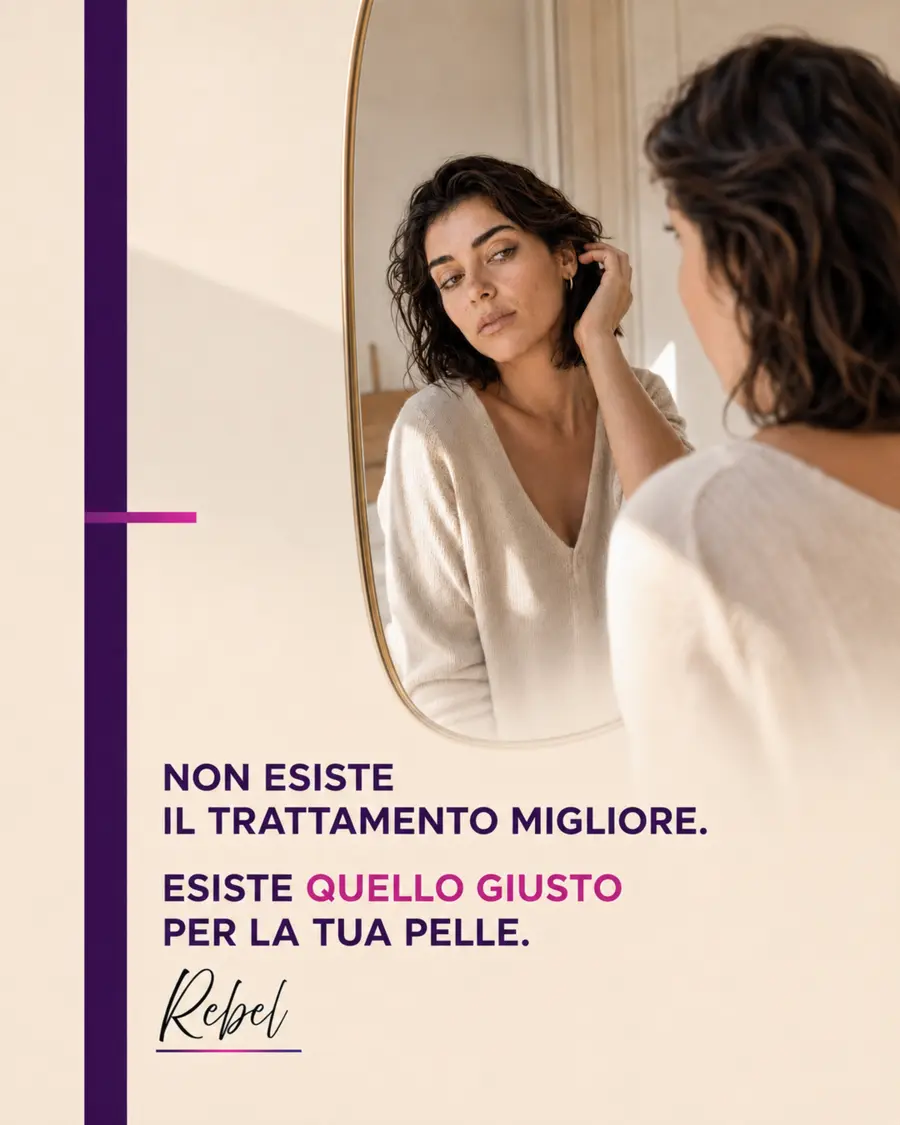 Campagna Rebel sul trattamento scelto per la pelle