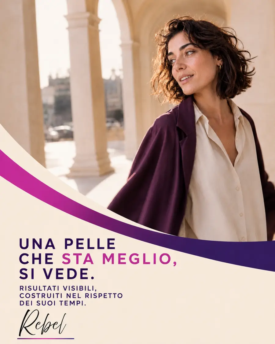 Campagna Rebel dedicata alla percezione del percorso della pelle