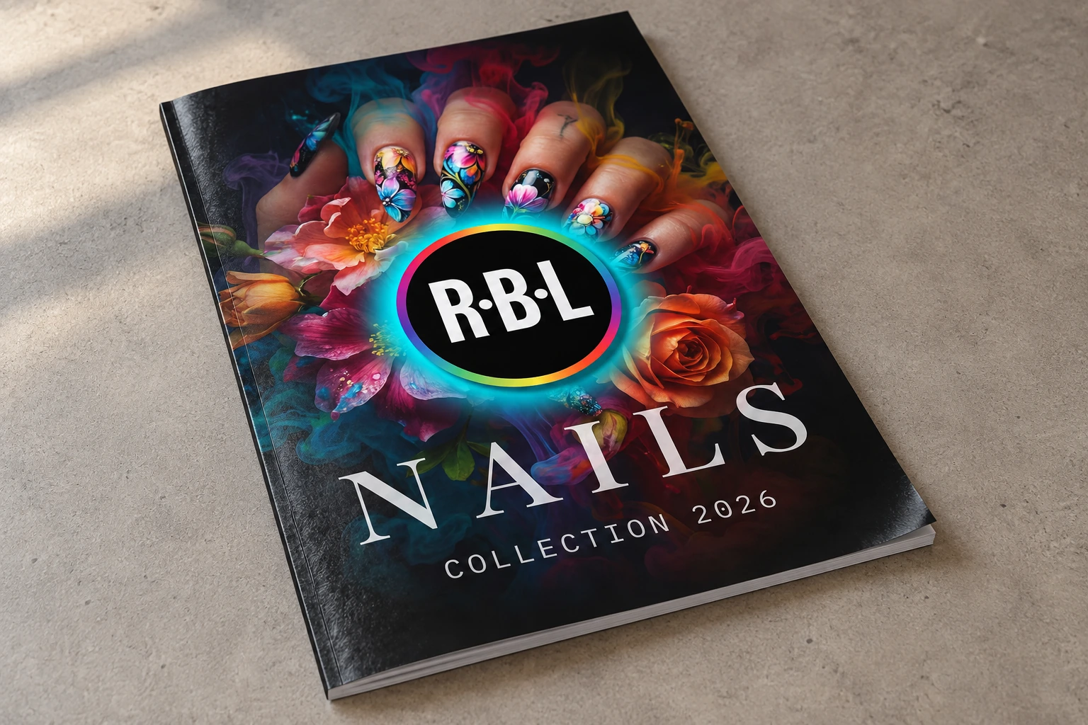 R·B·L Nails / Catalogue / 92 pages, one direction. Editorial studio reconstruction · AI-assisted.