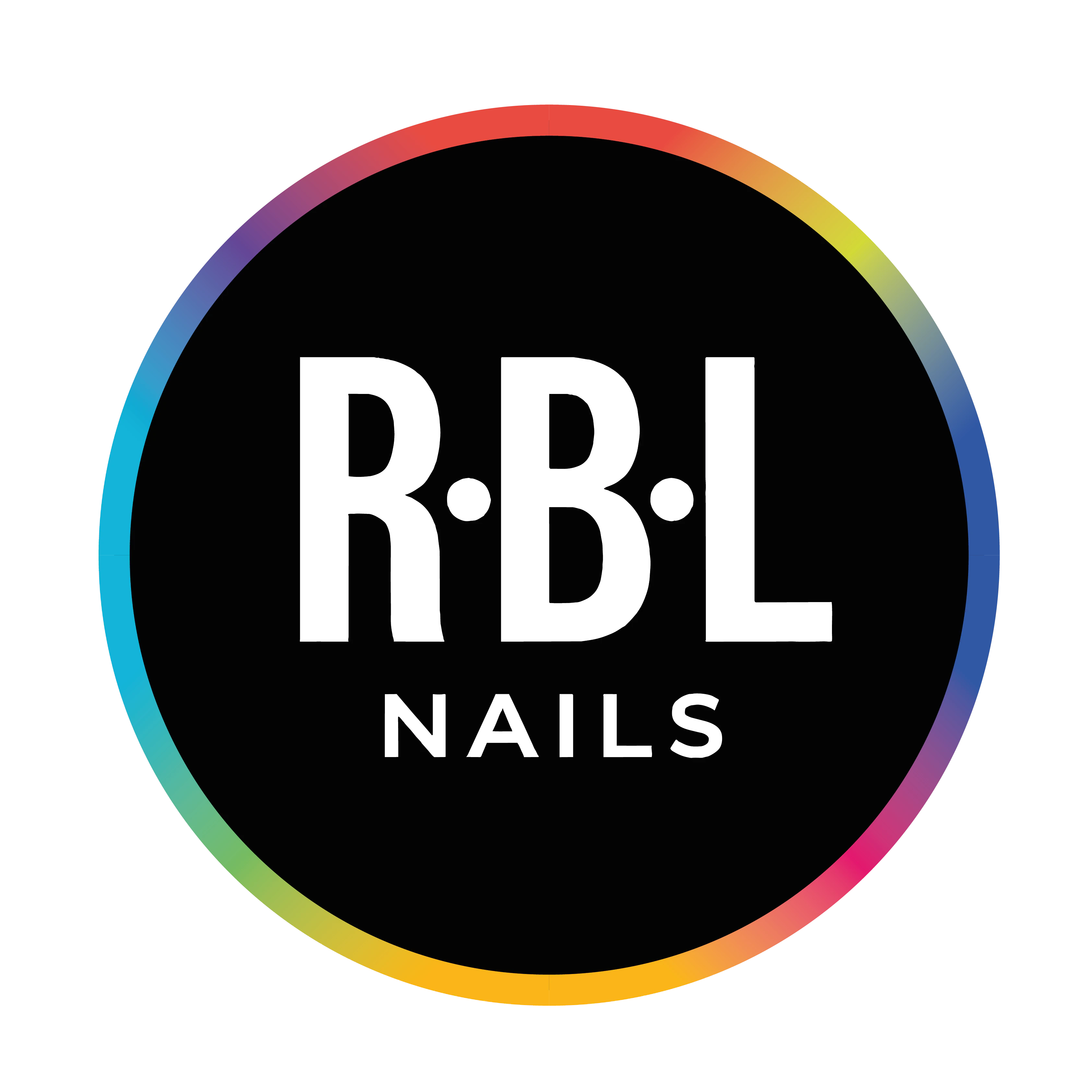 Logo originale R·B·L Nails progettato da DOGO
