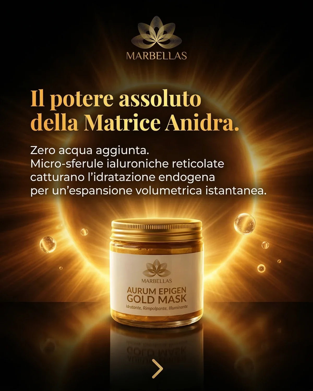 Artwork originale della campagna Marbellas: Aurum Gold / 02.