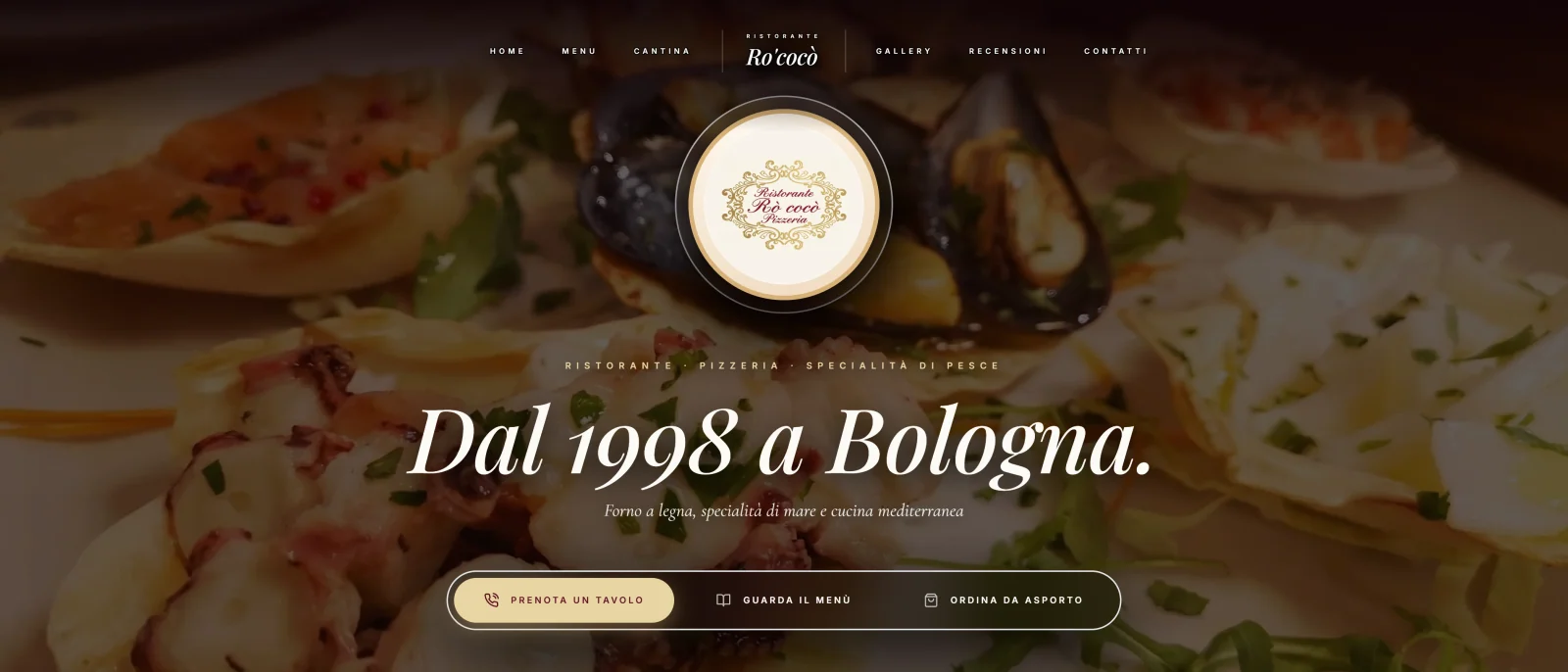 Apertura del sito del ristorante RO’COCÒ Bologna.